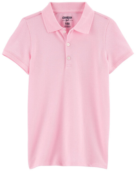 Kid Pique Cotton Uniform Polo 4