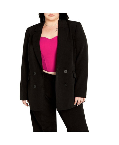 Plus Size Oversized Alexis Blazer Jacket