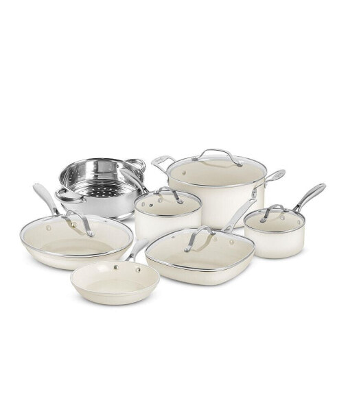 Natural Collection Ceramic Coating Non-Stick 12-Piece Cookware Set