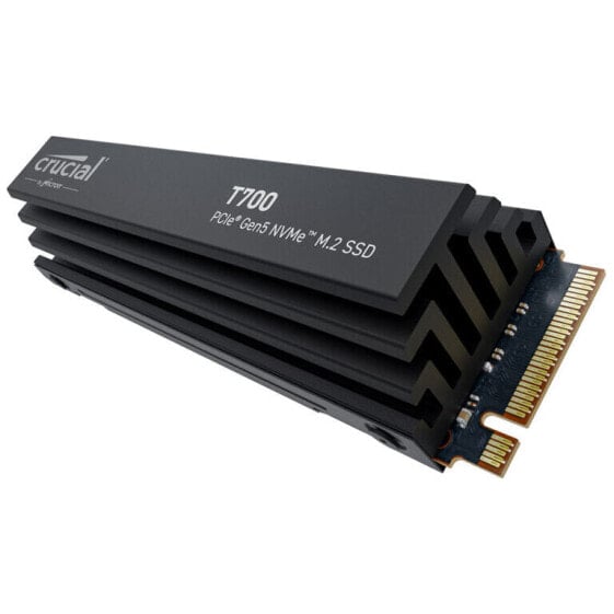 Crucial T700 NVMe SSD, PCIe 5.0 M.2 Typ 2280 - 1 TB mit Kühlkörper