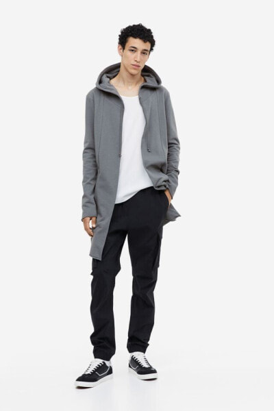 Long Hooded Cardigan