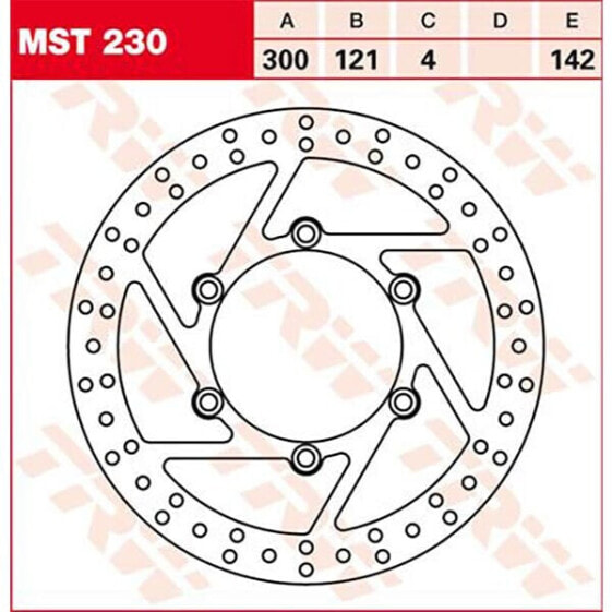 TRW Round Suzuki DR 650 R 93 Front Brake Disc