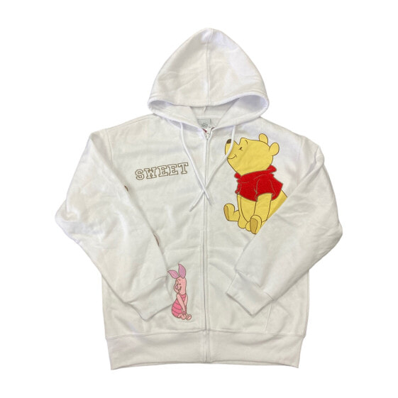 Disney Winnie The Pooh Women's Soft Full Zip Long Sleeve Hoodie