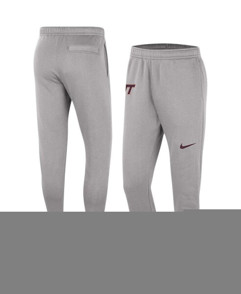Брюки мужские Nike серого цвета Virginia Tech Hokies Club Fleece