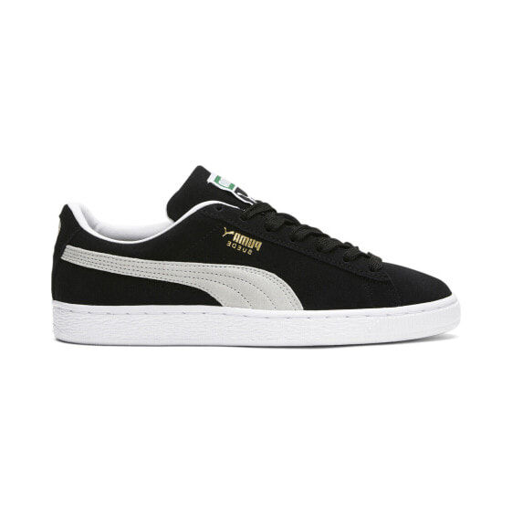 Puma Suede Classic XXI 38141001 Womens Black Suede Lifestyle Sneakers Shoes