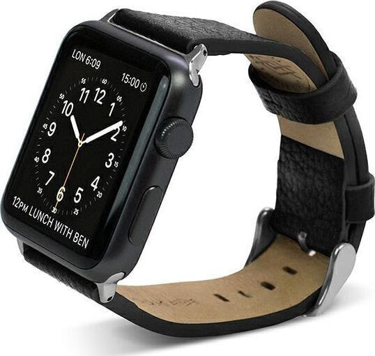 X-doria Pasek X-Doria Lux Apple Watch 38mm czarny/black 23821