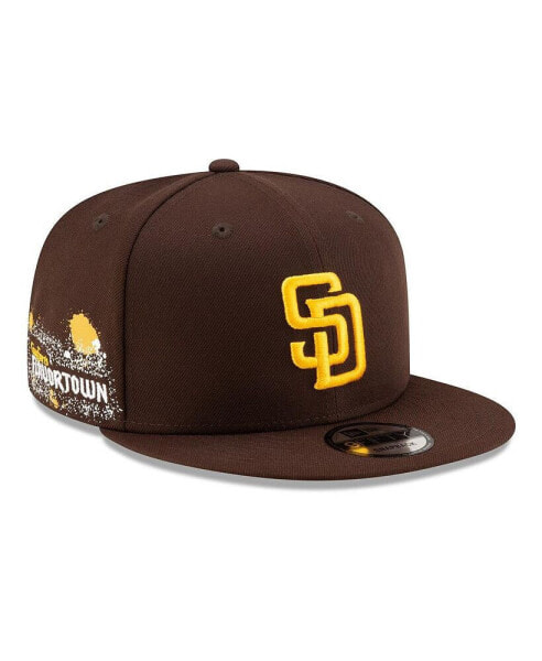 x MLB Men's Brown San Diego Padres 9FIFTY Snapback Hat