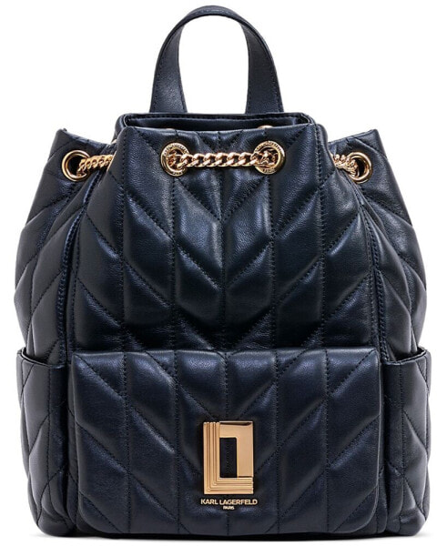 Lafyette Small Quilted Leather Backpack