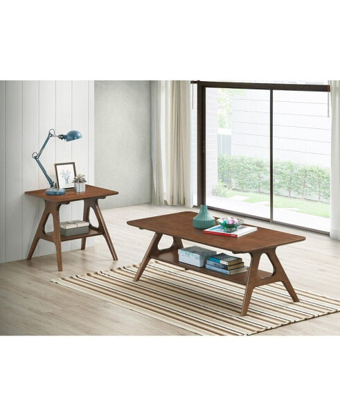 Arona Mid-Century Modern Wood 3 Piece Coffee Table Set