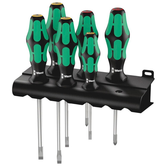 WERA 334/6 Kraftform Plus Laser Tip 6 Pieces