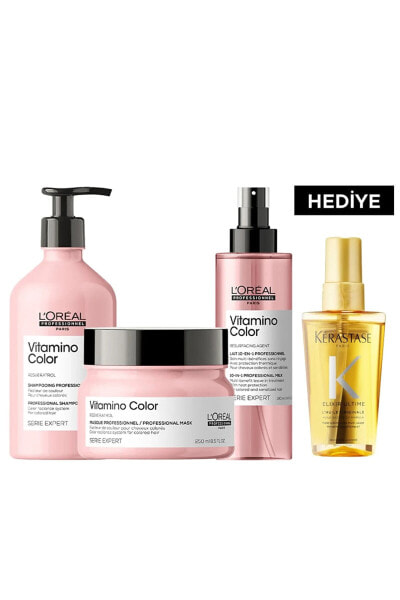 L’oreal Professionnel Serie Expert Vitamino Color Şampuan + Maske + Serum Bakım Seti