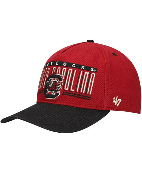 47 Brand Men's Garnet South Carolina Gamecocks Double Header Hitch Adjustable Hat