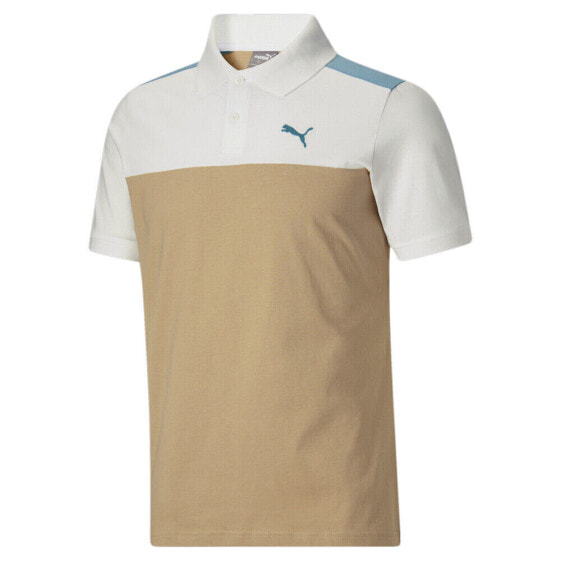 Puma Essential Block Short Sleeve Polo Shirt Mens Size S Casual 67910884