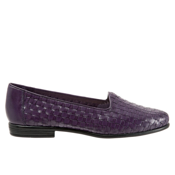 Trotters Liz T5158-760 Womens Purple Extra Narrow Loafer Flats Shoes 10