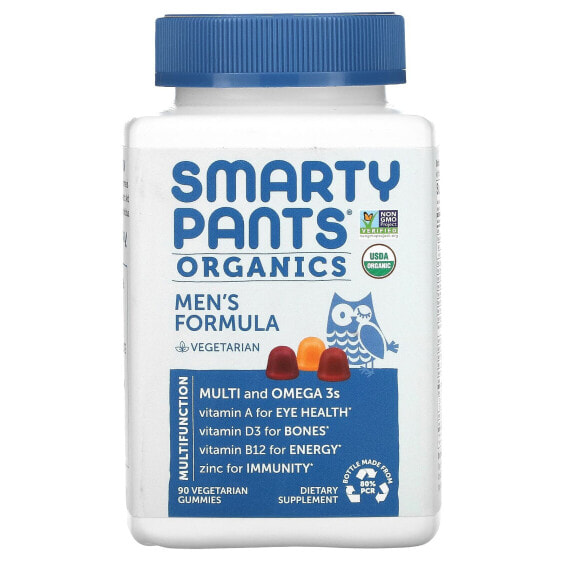 Organics, Men's Formula, Raspberry, Orange, and Cherry, 90 Vegetarian Gummies