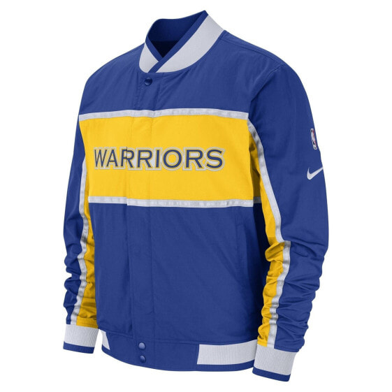 [AJ9151-495] Mens Nike NBA Golden State Warriors Courtside Icon Jacket