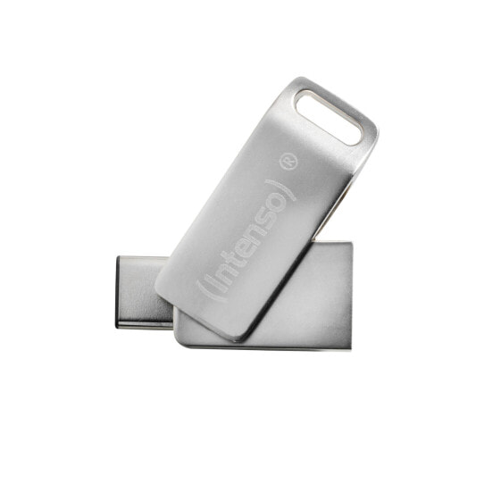 Intenso cMobile Line - 32 GB - USB Type-A / USB Type-C - 3.2 Gen 1 (3.1 Gen 1) - 70 MB/s - Swivel - Silver