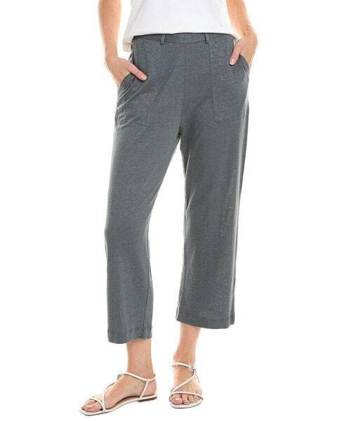 Majestic Filatures Linen-Blend Pant Women's Grey 4