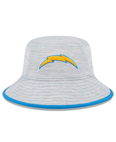 Men's Gray Los Angeles Chargers Game Bucket Hat