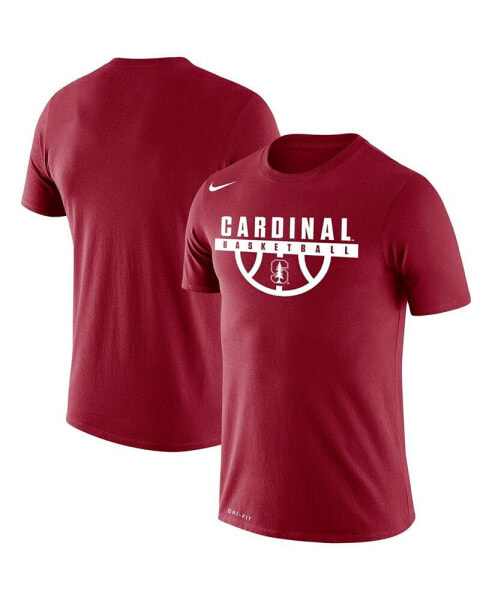 Men's Cardinal Stanford Cardinal Basketball Drop Legend Performance T-shirt