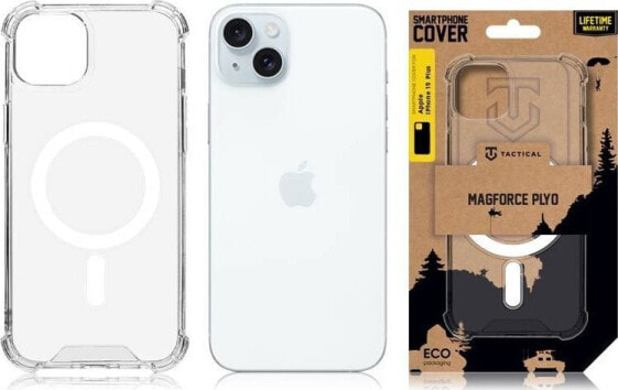 Tactical Tactical MagForce Plyo Cover for Apple iPhone 15 Plus Transparent standard