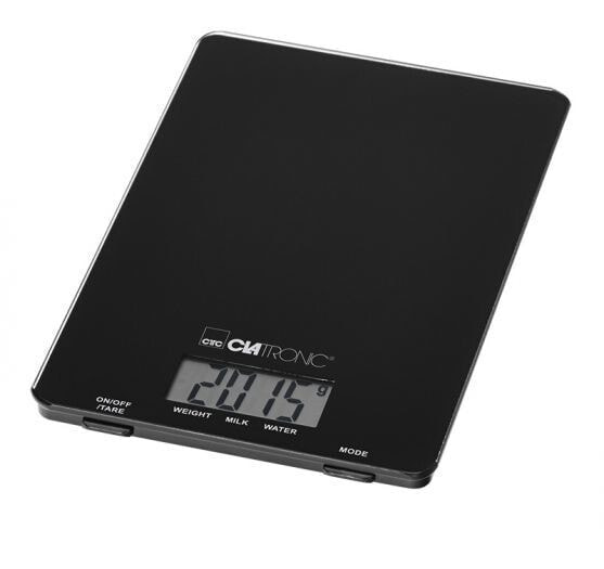 Clatronic KW 3626 - Electronic kitchen scale - 5 kg - 1 g - Black - Glass - Countertop