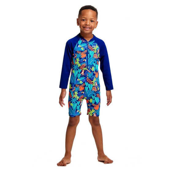 FUNKY TRUNKS Go Slothed UV Long Sleeve Jumpsuit