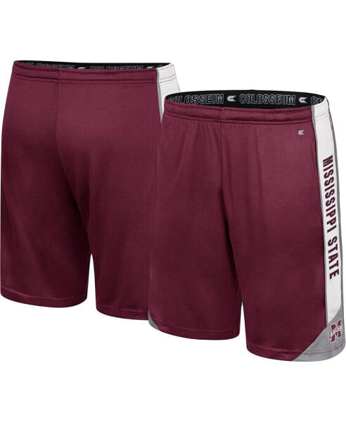 Men's Maroon Mississippi State Bulldogs Haller Shorts