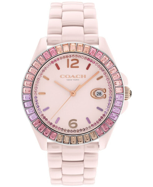 Women's Greyson Blush Ceramic Bracelet Watch, 36mm