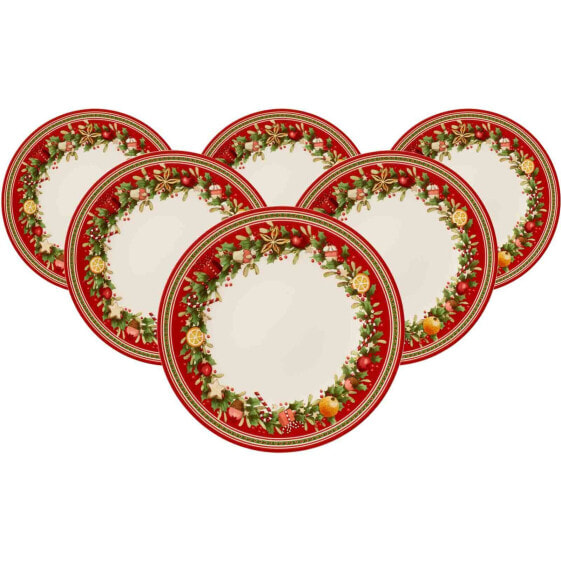 Speiseteller Winter Bakery 6er Set