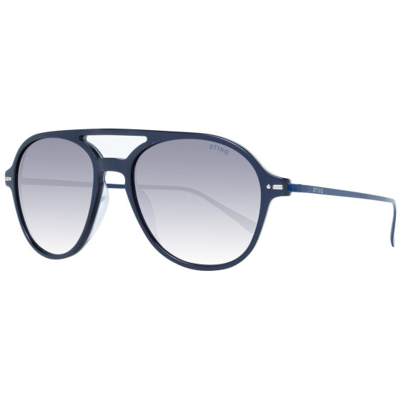 Sting Sonnenbrille SST006 0TA5 53 Unisex Blau