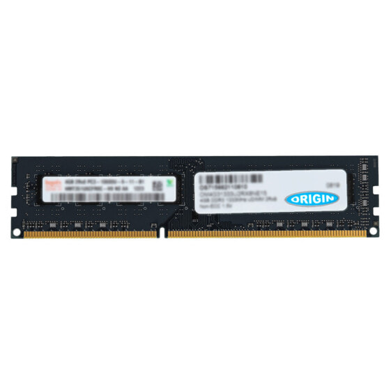 Origin Storage 8GB DDR3 1600MHz UDIMM 2Rx8 Non-ECC 1.35V - 8 GB - 1 x 8 GB - DDR3 - 1600 MHz - 240-pin DIMM - Green