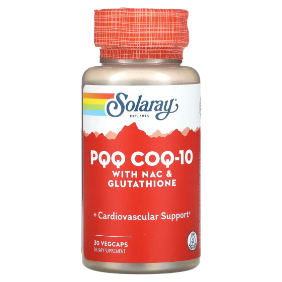 PQQ CoQ-10 with NAC & Glutathione, 30 VegCaps