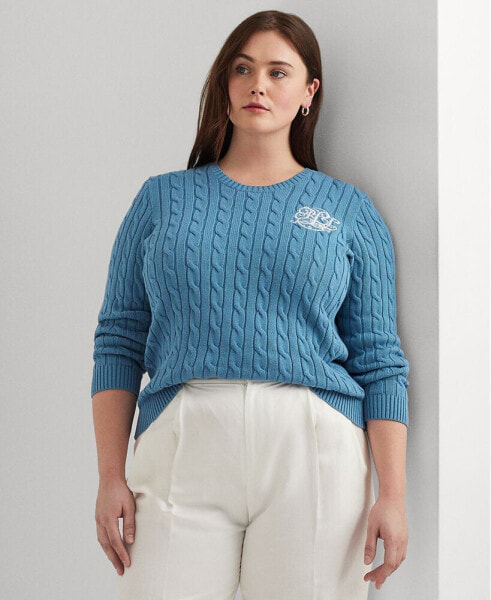 Свитер Lauren Ralph Lauren plus Size Cable-Knit для женщин