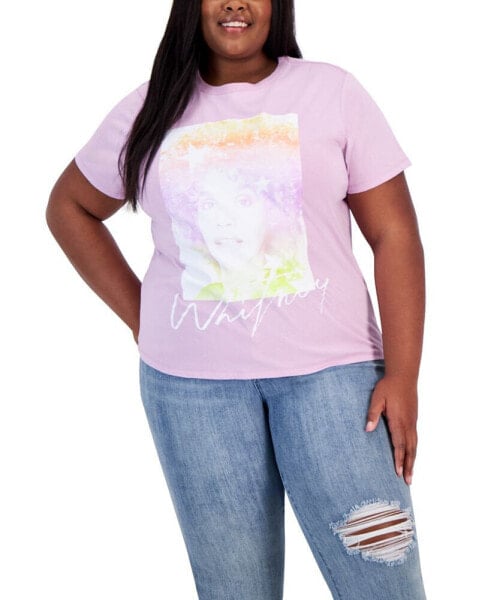 Trendy Plus Size Whitney Cotton T-Shirt