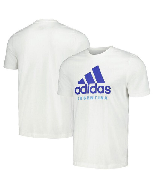 Men's White Argentina National Team 2024 DNA T-shirt
