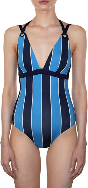 Mei L'Ange Women's 282335 Mya One-Piece Swimsuit, Size Small - Blue