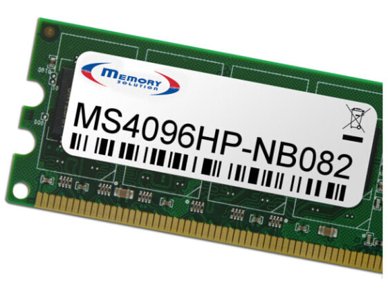 Memorysolution Memory Solution MS4096HP-NB082 - 4 GB