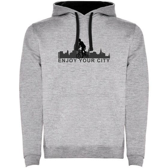 KRUSKIS Enjoy your City Two-Colour hoodie
