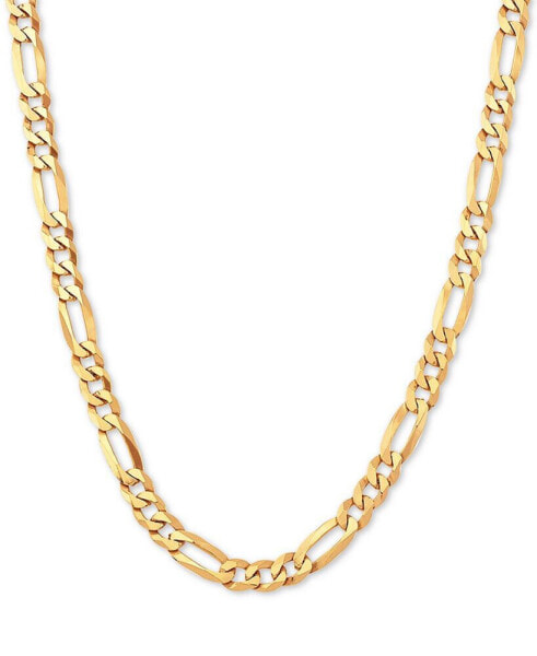 Figaro Link 22" Chain Necklace in 18k Gold-Plated Sterling Silver or Sterling Silver