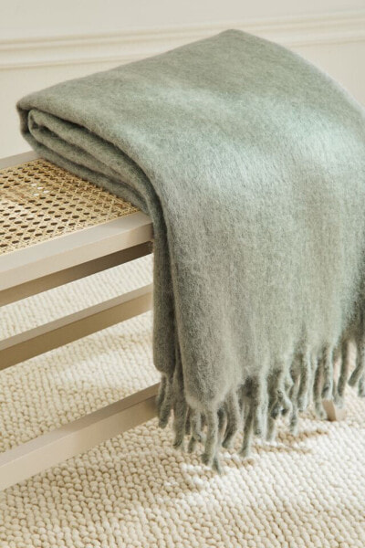 Wool-blend Throw