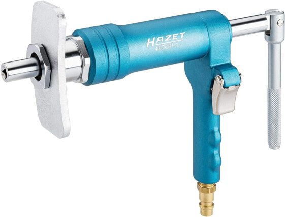 HAZET 4970P-1/4 Reset Tool (Universal Use Thanks to Included Adapter Set, Ideal for Wide Extended Brake Pistons and Small Brake Calipers) Black / Blue
