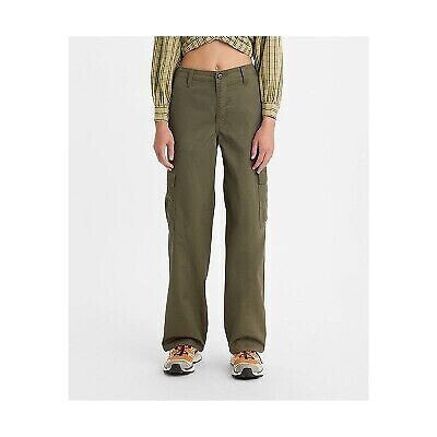 Levi's Women's Mid-Rise 94's Baggy Jeans - Olive Cargo 29