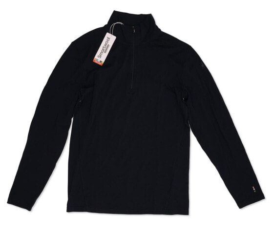 Smartwool Men's Classic Quarter Zip Base Layer, Deep Navy, Medium 305262