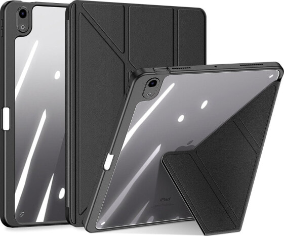 Etui na tablet Dux Ducis Dux Ducis Magi etui do iPad Air (5. generacji) / (4. generacji) pokrowiec smart cover z podstawką i schowkiem na Apple Pencil czarny