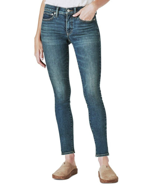 Women's Ava Mid-Rise Ripped Skinny Jeans