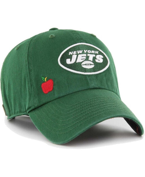 Women's Green New York Jets Confetti Icon Clean Up Adjustable Hat