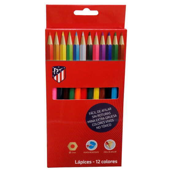 ATLETICO DE MADRID 12 Color Pencils