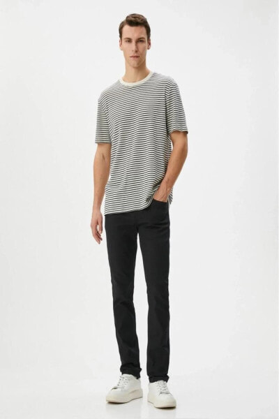 Slim Straight Fit Kot Pantolon - Chadwick Jean