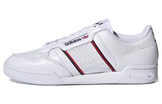 adidas originals Continental 80 低帮 板鞋 男女同款 白红黑 / Кроссовки Adidas originals Continental 80 FU9783